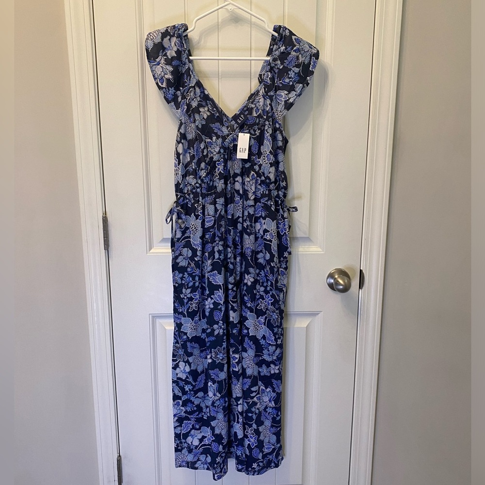 Gap Flutter Sleeve Midi Dress